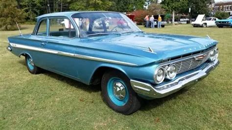 1961 Chevrolet Impala Rare 2 Door Flat Roof Sedan For Sale