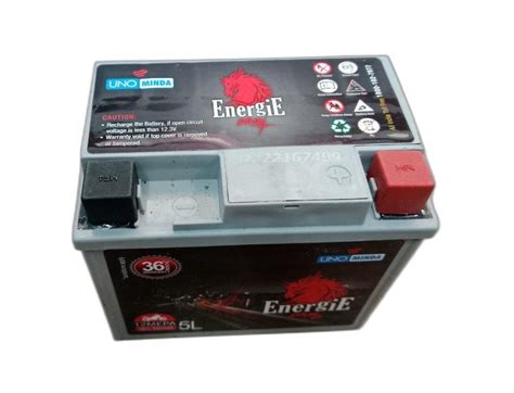 UNO Minda 12MEPA 5L Energie Plus Two Wheeler Battery At Rs 1200 Piece