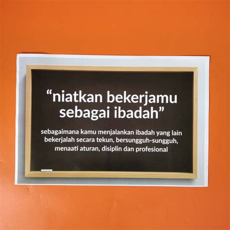 Jual Poster Quote Poster Kata Semangat Kerja Kab Sleman Lentera