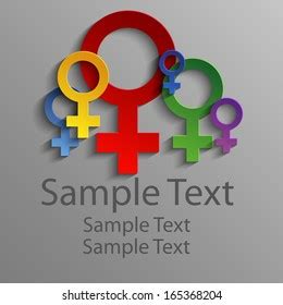 Colored Abstract Male Sex Symbol Stock Vector Royalty Free Shutterstock