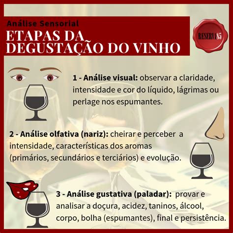 Análise Sensorial Como provar um vinho Reserva85 Tudo sobre vinhos