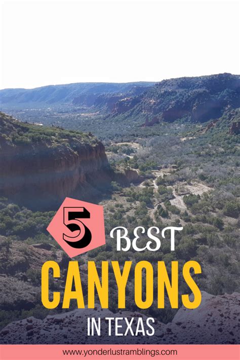 The Top 5 Best Canyons In Texas You Have To See In Person