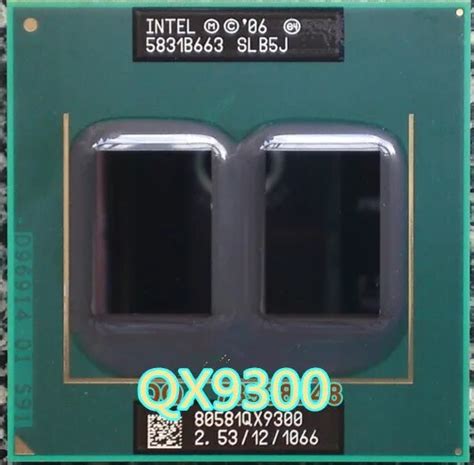 Orijinal Intel CPU Lemci QX9300 Qx9300 SLB5J 2 53 GHz 1066MHz FSB Soket