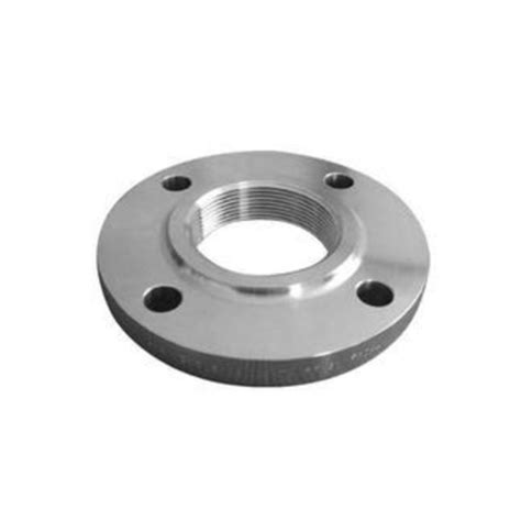 Silver Stainless Steel Threaded Flange At Best Price In Mumbai S K Steel Corporation