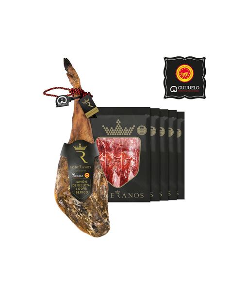 Jamón de Bellota 100 Ibérico Pata Negra Loncheado