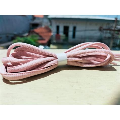 Jual SHOE LACE TALI SEPATU BULAT OVAL TEBAL 100CM MERAH HIJAU BIRU UNGU