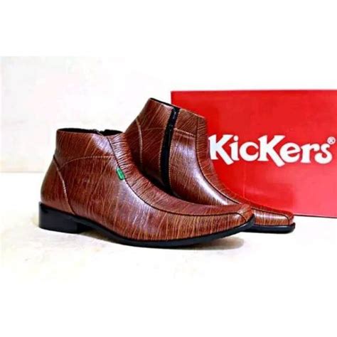 Jual Sepatu Pantofel Pria Kulit Asli Kickers Kerja Pantopel Shopee