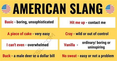 30+ Popular American Slang Words You Should Know • 7ESL