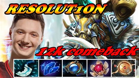 Resolut1on Magnus Offlane Tough Game Intense 12k Comeback Giveaway Dota 2 Pro Play Youtube