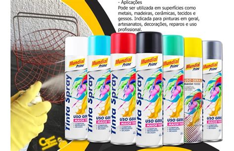 Tinta Spray Todas As Cores 400ml Uso Geral E Automotivo Comercial