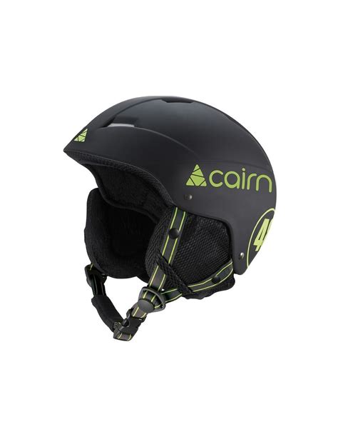 Casque De Ski Cairn Loc Active J Mat Black Green