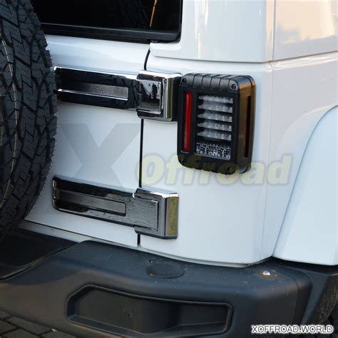 Tailgate Hinge Covers Chrome Jeep Wrangler Jk Xoea X Offroad