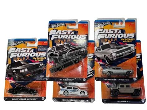 2024 HOT WHEELS Fast And Furious HW Decades Of Fast Complete Set Of 5 NEW 52 05 PicClick CA