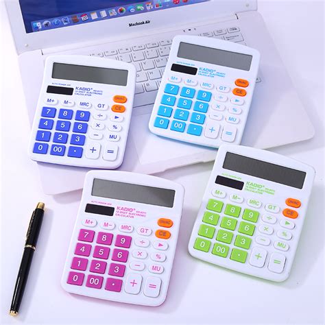 Colorful Electronic Desktop Calculator With Big Bu Vicedeal