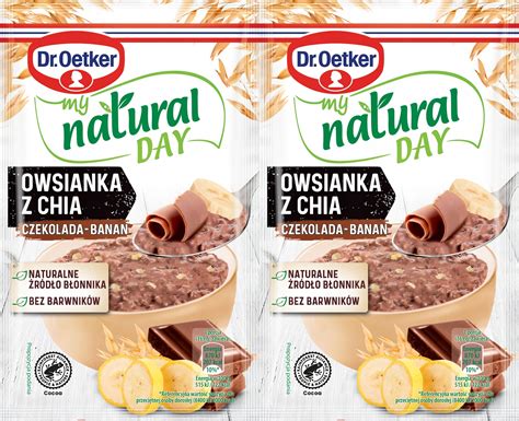 Dr Oetker Owsianka Z Chia Czekolada Banan 2 X 54g 9713098819 Allegro Pl