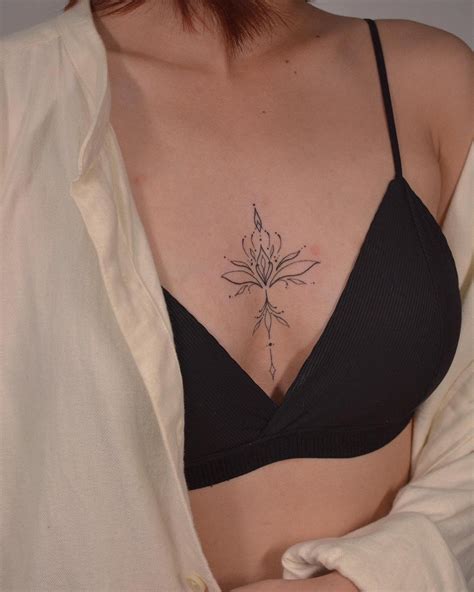 Mandala Sternum Tattoo