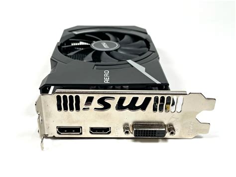 Grafická karta MSI GeForce GTX 1050 Ti AERO ITX 4G OCV1 4GB GDDR5 Aukro