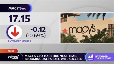 Macys Ceo Jeffrey Gennette To Retire Next Year