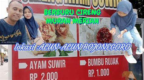 CIRENG BUMBU RUJAK ALUN ALUN BOJONEGORO KULINER JAJANAN PINGGI JALAN