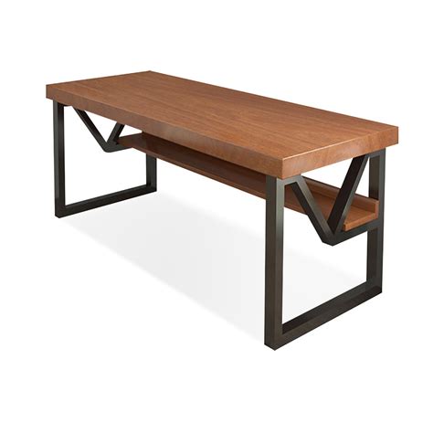 Latitude Run® 70 87 Brown Rectangle Solid Wood Desks Wayfair Canada