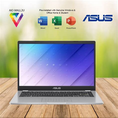 Asus E410m Abv1228ts White N4020 4gb 256gb Ssd Intel 14 W10 Opi 2y Bundle Package