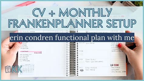 Erin Condren Simple Functional Plan With Me Weekly Overview