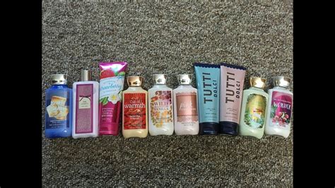 Top 10 Bath And Body Works Lotion And Cream 2017 Youtube