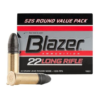 Blazer Ammo 22LR LRN 525 Bulk Pack [250029448] - $36.27 : Ammo Supply ...