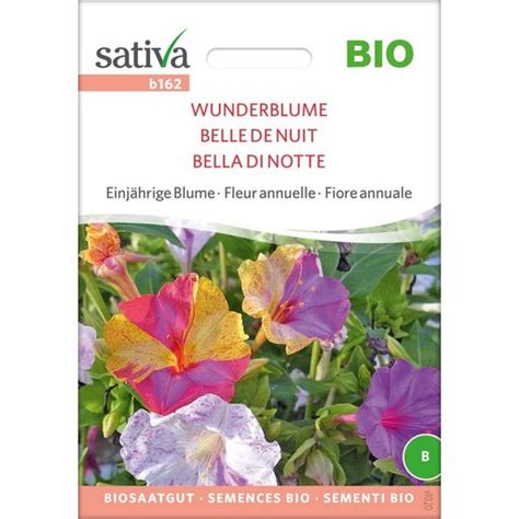 Sativa Bio Einjährige Blume Wunderblume 1 Packung Bloomling