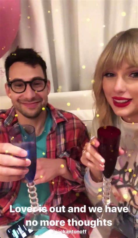 Taylor Swift and Jack Antonoff Celebrate Lover Release | PEOPLE.com