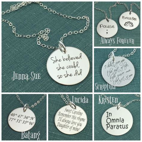 Personalized Jewelry Engraved Charms Sterling Silver Charms - Etsy