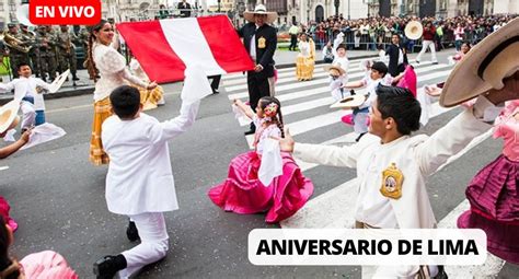 Aniversario de Lima 2024 hoy EN VIVO Qué actividades se realizarán el