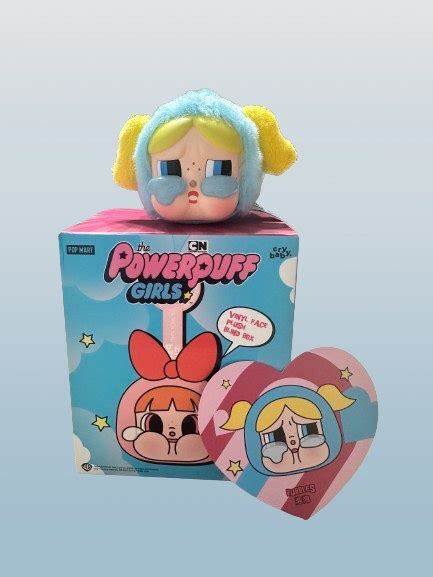 Brand New Pop Mart Cry Baby X Powerpuff Girls Bubbles Hobbies Toys