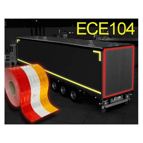 Reflective Tape for Trucks and Trailers, ECE 104