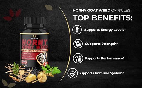 Amazon Bmvinvol Horny Goat Weed Capsules Mg Herbal