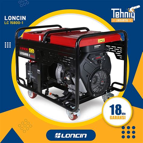 Jual Generator Genset Listrik Bensin Loncin Lc Digital