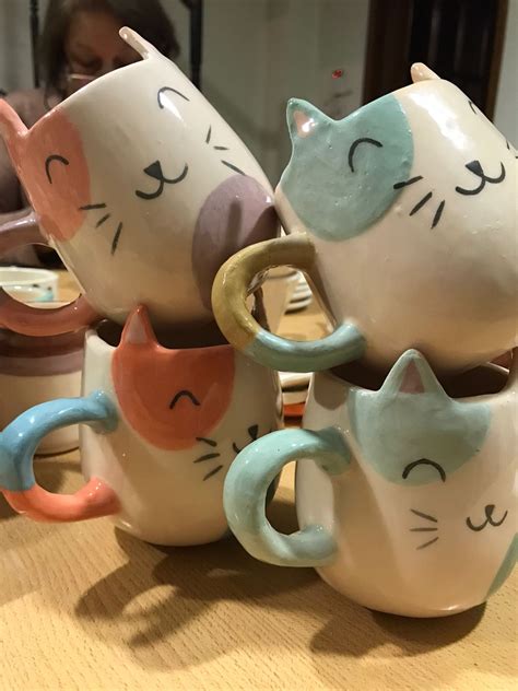 Tazas De Cer Mica Cat Logo