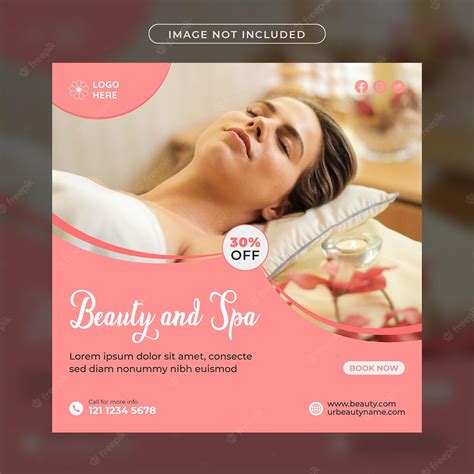 Premium Vector Beauty And Spa Social Media Salon Post Template