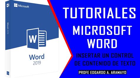 Tutoriales Para Docentes Curso De Word Avanzado 01 Activar Controles