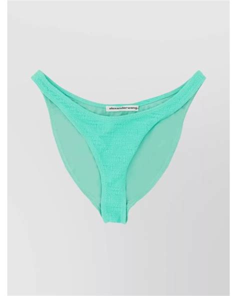 Alexander Wang Logo Bikini Briefs In Blue Lyst
