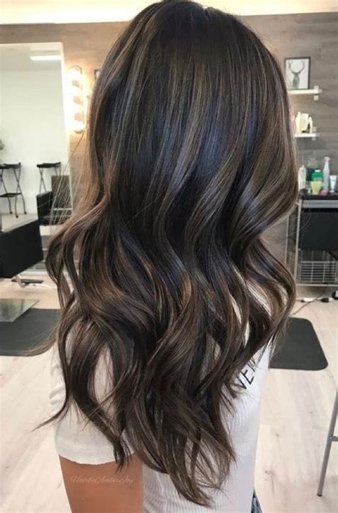 Ash Bayalage On Dark Brunette Base Balayage Hair Long Hair Styles