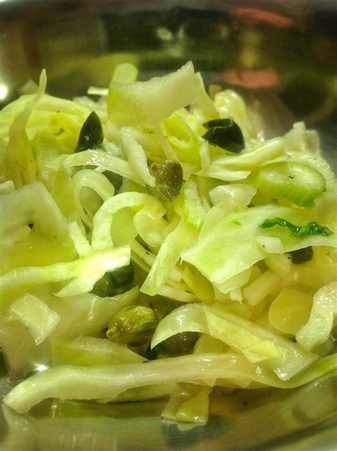 The Gourmet Vegan • Italian Cabbage And Fennel Salad