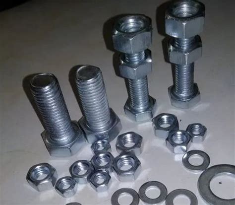 Ms Hex Bolt Nut At Rs Kilogram In Ludhiana