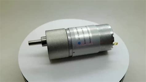 High Torque Small 37mm Dc 12v 18v 24v 12 15 20 25 Watt Variable Speed Gear Hobbing Geared Motor