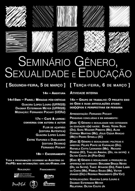 Seminário Gênero Sexualidade E Educação Escola Politécnica De Saúde