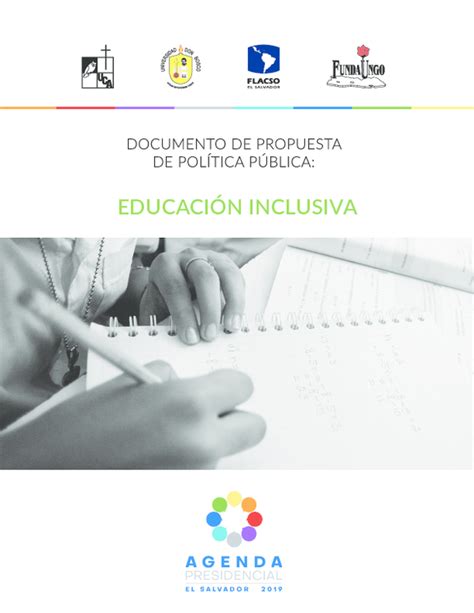 Pdf Documento De Propuesta De Política Pública Educación Inclusiva