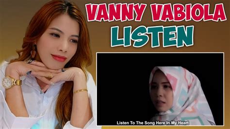 VANNY VABIOLA - Listen Cover | Reaction - YouTube