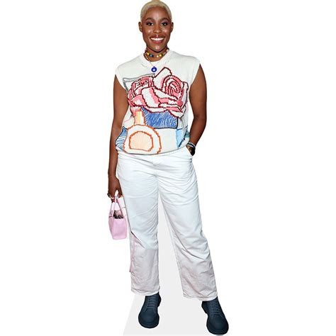 Jerrie Johnson White Trousers Pappaufsteller Celebrity Cutouts