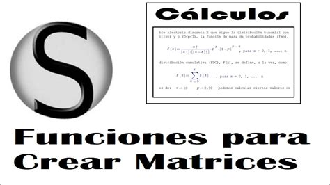 Smath Studio Funciones Para Crear Matrices Matrices Youtube