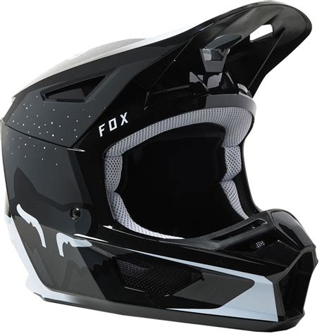 Fox Racing V2 Vizen Helmet Black White Sixstar Racing